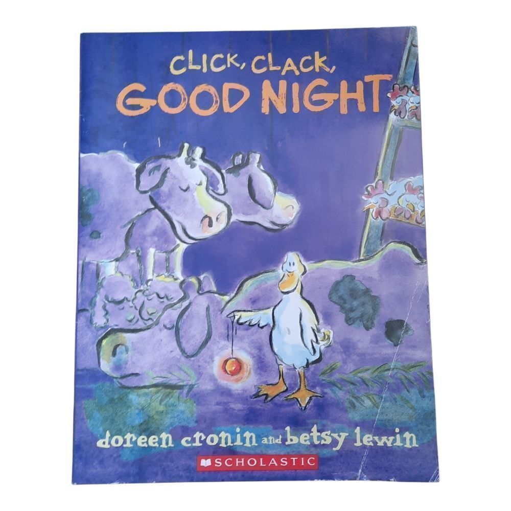 Scholastic Blue and Purple Children's Book